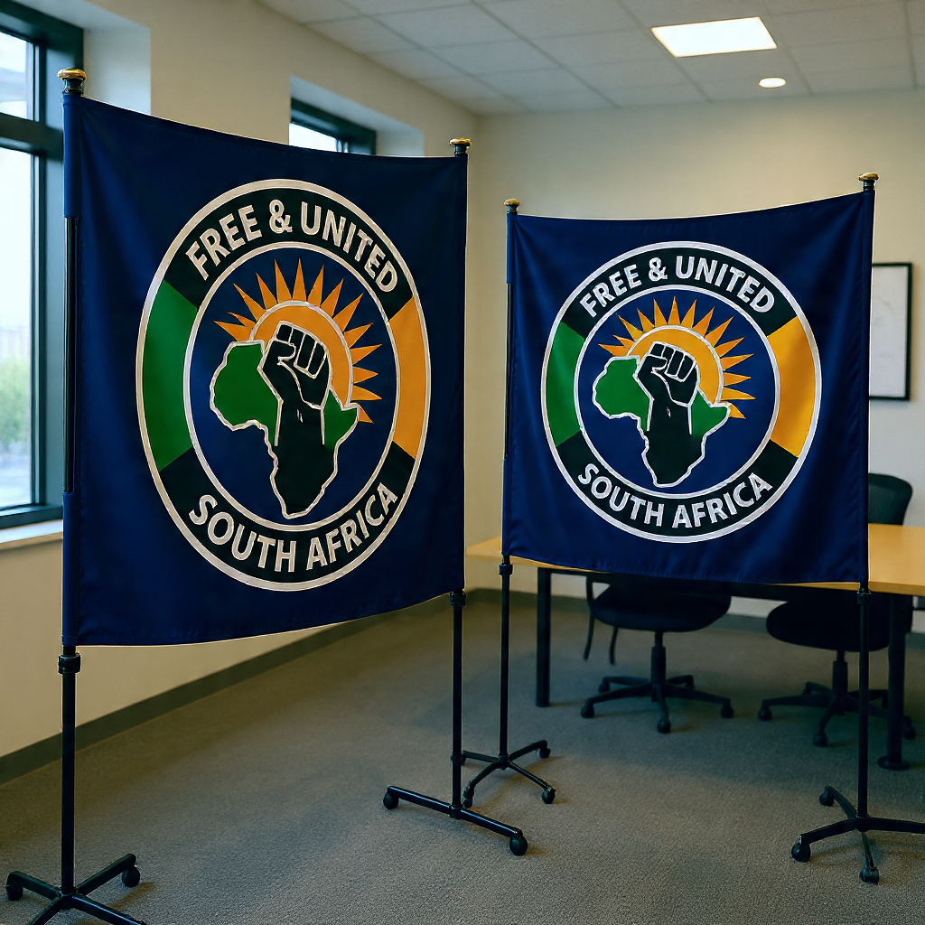 Free & United South Africa banner design